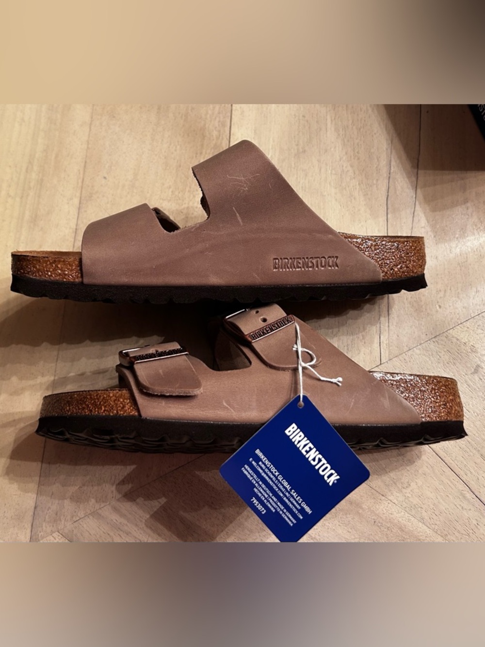 Birkenstock Arizona BS Sandals in Tobacco Brown size womens 7- mens 5 NWT - Picture 3 of 8